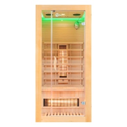 Sauna ogrodowa na podczerwień 90x90x190 cm 1-osobowa Infrared