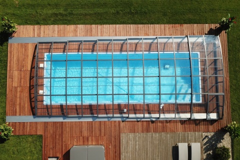 Zadaszenie basenu 10,29 x 4,50 x 0,75 Skyline