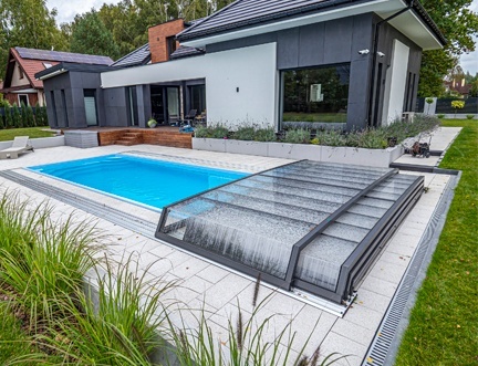 Zadaszenie basenu 12,83 x 5,00 x 0,80 Gravity 5°