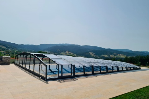 Zadaszenie basenu 15,37 x 6,00 x 0,90 Skyline