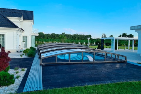 Zadaszenie basenu 15,37 x 6,00 x 0,90 Skyline