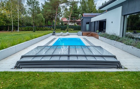 Zadaszenie basenu 6,55 x 3,00 x 0,60 Gravity 5°