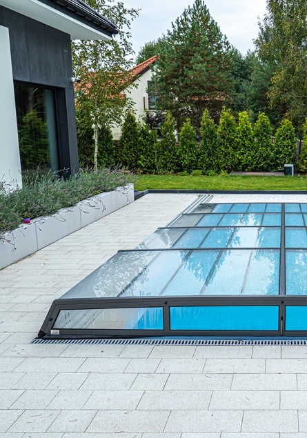 Zadaszenie basenu 6,55 x 3,00 x 0,60 Gravity 5°