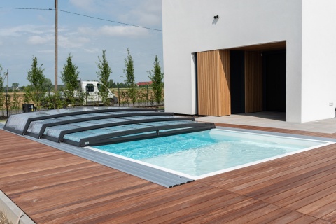 Zadaszenie basenu 8,69 x 4,25 x 0,65 Gravity 10°
