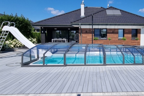 Zadaszenie basenu 8,69 x 4,25 x 0,65 Skyline