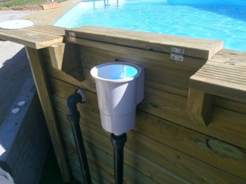 Basen ogrodowy drewniany 755x456x146 cm Orange GRE