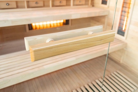 Sauna ogrodowa na podczerwień 175x140x200 cm 4-osobowa Infrared