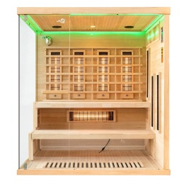 Sauna ogrodowa na podczerwień 180x160x200 cm 4-osobowa Infrared Xl