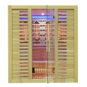 Sauna na podczerwień z kamieniem solnym 180x160x200 cm 4-osobowa Infrared Xl