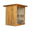 Sauna ogrodowa sucha z piecem HARVIA 8kW 175x130x200 cm 3 osobowa
