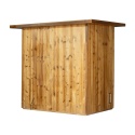 Sauna ogrodowa sucha z piecem HARVIA 8kW 175x130x200 cm 3 osobowa