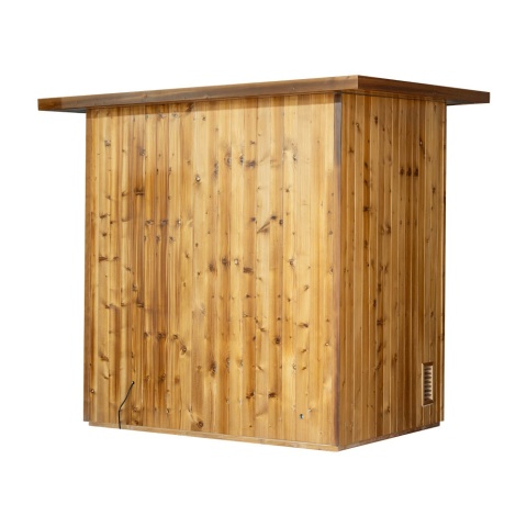 Sauna ogrodowa sucha z piecem HARVIA 8kW 175x130x200 cm 3 osobowa