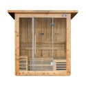 Sauna ogrodowa sucha z piecem HARVIA 8kW 175x130x200 cm 3 osobowa