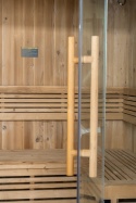 Sauna ogrodowa sucha z piecem HARVIA 8kW 175x130x200 cm 3 osobowa
