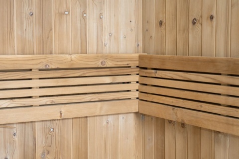 Sauna ogrodowa sucha z piecem HARVIA 8kW 175x130x200 cm 3 osobowa