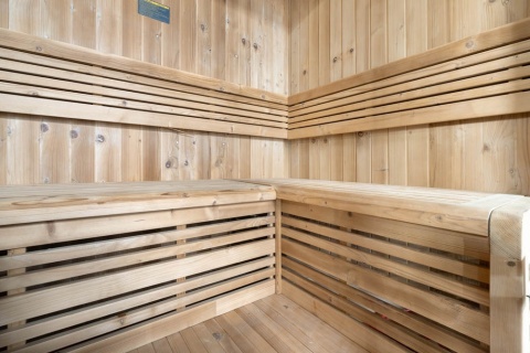 Sauna ogrodowa sucha z piecem HARVIA 8kW 175x130x200 cm 3 osobowa