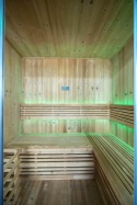 Sauna ogrodowa sucha z piecem HARVIA 8kW 175x130x200 cm 3 osobowa