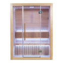 Sauna ogrodowa sucha z piecem HARVIA 6kW 150x150x200 cm 3 osobowa