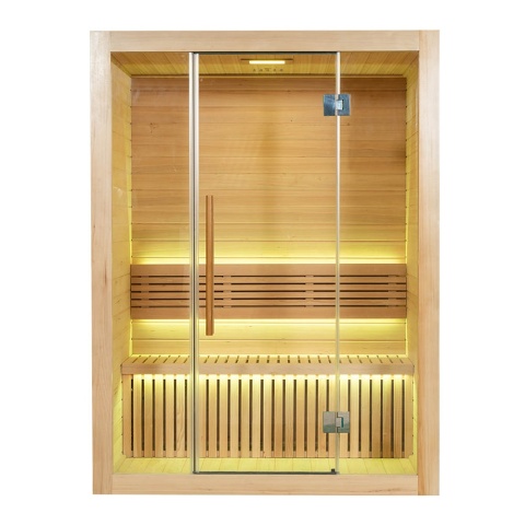 Sauna ogrodowa sucha z piecem HARVIA 6kW 150x150x200 cm 3 osobowa