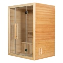 Sauna ogrodowa sucha z piecem HARVIA 6kW 150x150x200 cm 3 osobowa