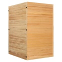 Sauna ogrodowa sucha z piecem HARVIA 6kW 150x150x200 cm 3 osobowa
