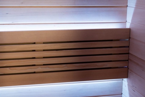 Sauna ogrodowa sucha z piecem HARVIA 6kW 150x150x200 cm 3 osobowa