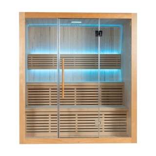 Sauna ogrodowa sucha z piecem HARVIA 6kW 180x140x200 cm 4 osobowa