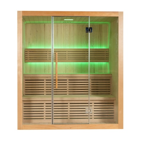 Sauna ogrodowa sucha z piecem HARVIA 6kW 180x140x200 cm 4 osobowa