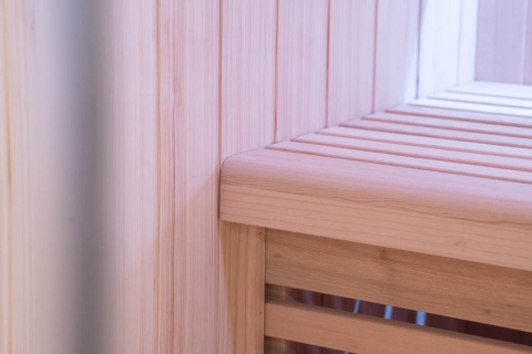 Sauna ogrodowa sucha z piecem HARVIA 6kW 180x140x200 cm 4 osobowa