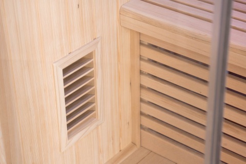 Sauna ogrodowa sucha z piecem HARVIA 6kW 180x140x200 cm 4 osobowa