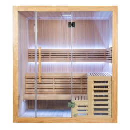 Sauna ogrodowa sucha z piecem HARVIA 6kW 180x160x200 cm 4 osobowa