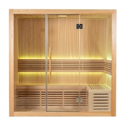 Sauna ogrodowa sucha z piecem HARVIA 4,5kW 200x120x200 cm 3 osobowa