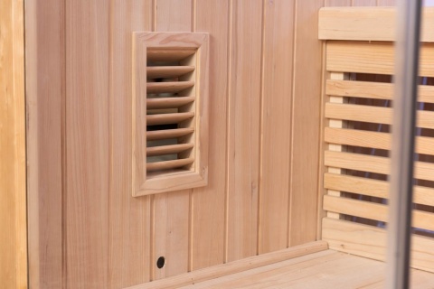 Sauna ogrodowa sucha z piecem HARVIA 6kW 200x140x200 cm 4 osobowa
