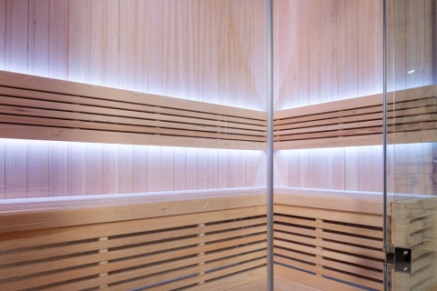 Sauna ogrodowa sucha z piecem HARVIA 6kW 200x140x200 cm 4 osobowa