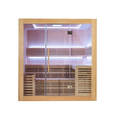 Sauna ogrodowa sucha z piecem HARVIA 8kW 200x160x200 cm 5 osobowa