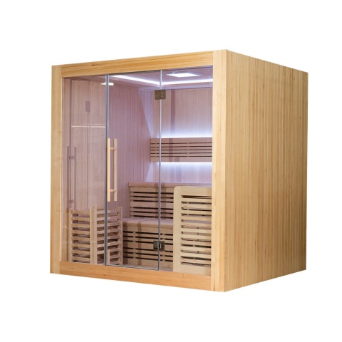 Sauna ogrodowa sucha z piecem HARVIA 8kW 200x160x200 cm 5 osobowa