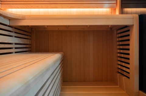 Sauna ogrodowa sucha z piecem HARVIA 8kW 200x160x200 cm 5 osobowa