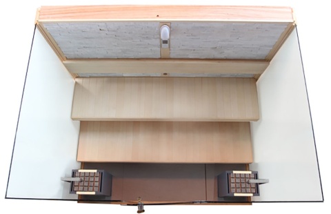 Sauna ogrodowa sucha z piecem HARVIA 12kW 300x200x210 cm 8 osobowa