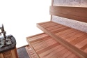 Sauna ogrodowa sucha z piecem HARVIA 12kW 300x200x210 cm 8 osobowa