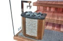 Sauna ogrodowa sucha z piecem HARVIA 12kW 300x200x210 cm 8 osobowa