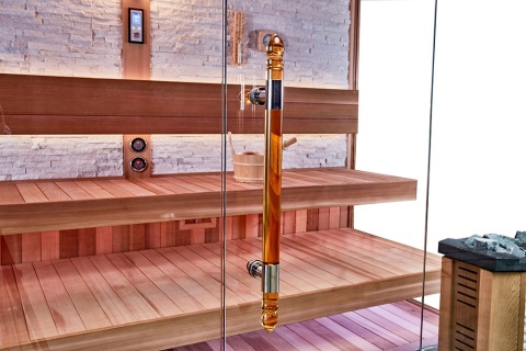 Sauna ogrodowa sucha z piecem HARVIA 12kW 300x200x210 cm 8 osobowa