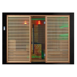Sauna ogrodowa sucha z piecem HARVIA 12kW 300x200x210 cm 6 osobowa