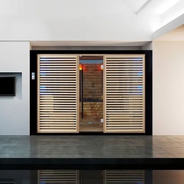 Sauna ogrodowa sucha z piecem HARVIA 12kW 300x200x210 cm 6 osobowa