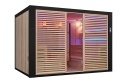 Sauna ogrodowa sucha z piecem HARVIA 12kW 300x200x210 cm 6 osobowa