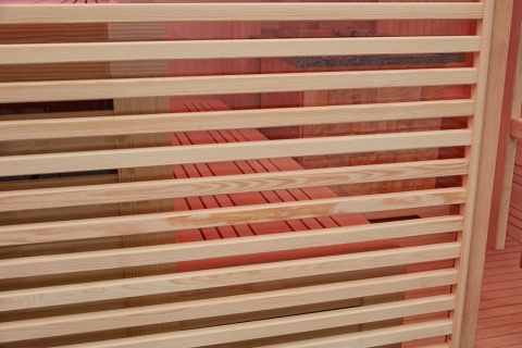 Sauna ogrodowa sucha z piecem HARVIA 12kW 300x200x210 cm 6 osobowa