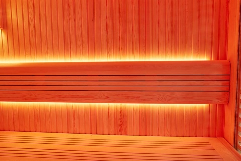 Sauna ogrodowa sucha z piecem HARVIA 12kW 300x200x210 cm 6 osobowa