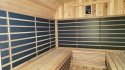 Sauna ogrodowa na podczerwień 210x210x210 cm 8-osobowa Infrared