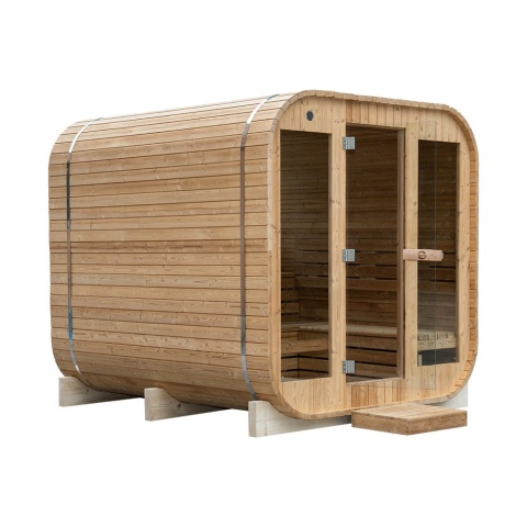 Sauna ogrodowa 210x240x210 cm 8-osobowa SQUARE