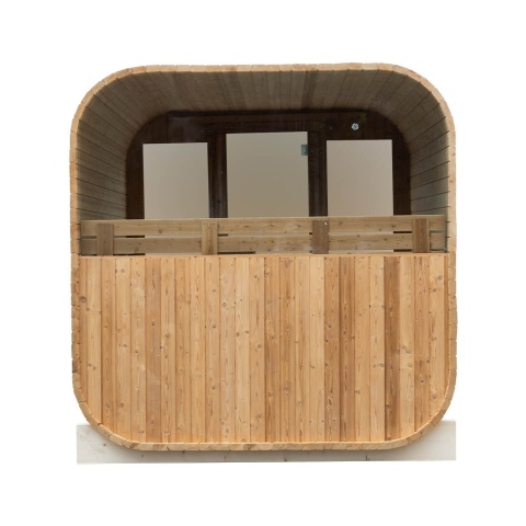 Sauna ogrodowa 210x240x210 cm 8-osobowa SQUARE