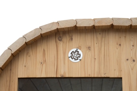 Sauna ogrodowa 210x240x210 cm 8-osobowa SQUARE